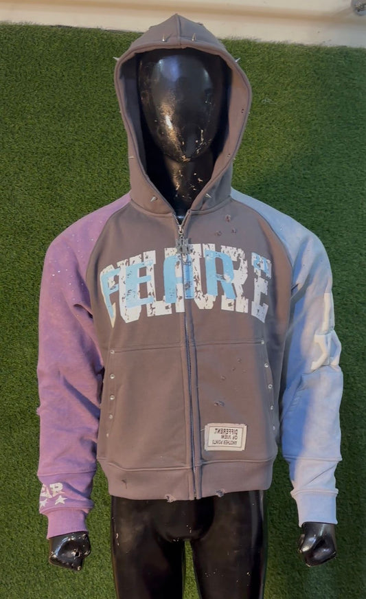 “Concrete Riot Hoodie — Ash”